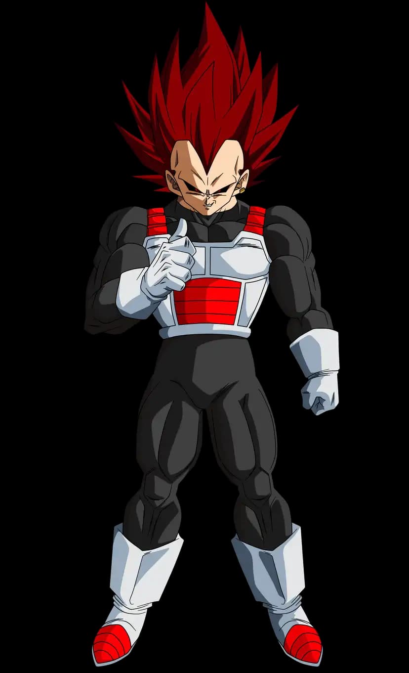 Imagen de Vegeta Mega Instinc Evil